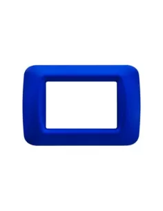 Gewiss 3-Sitzer-Plaque Blue Jazz Top GW22573-System